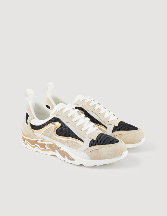 Flame sneakers Gold US_Womens