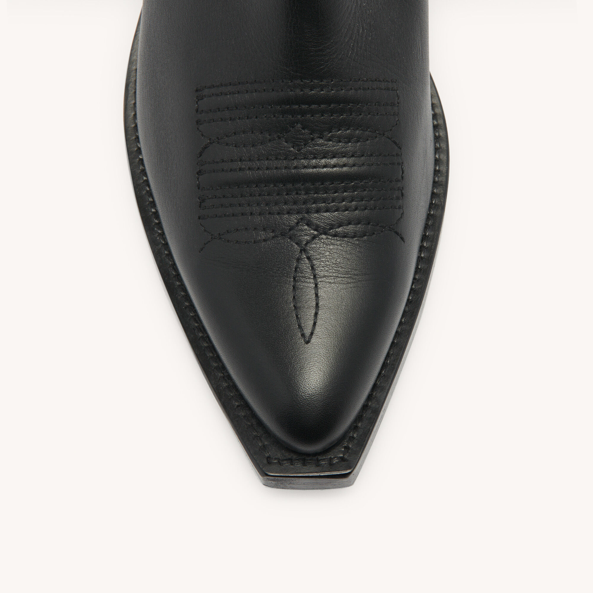 sandro white cowboy boots