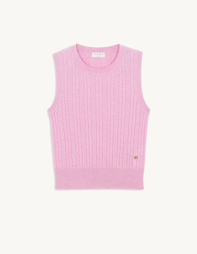 Sandro Sleeveless wool sweater Select a size and. 1