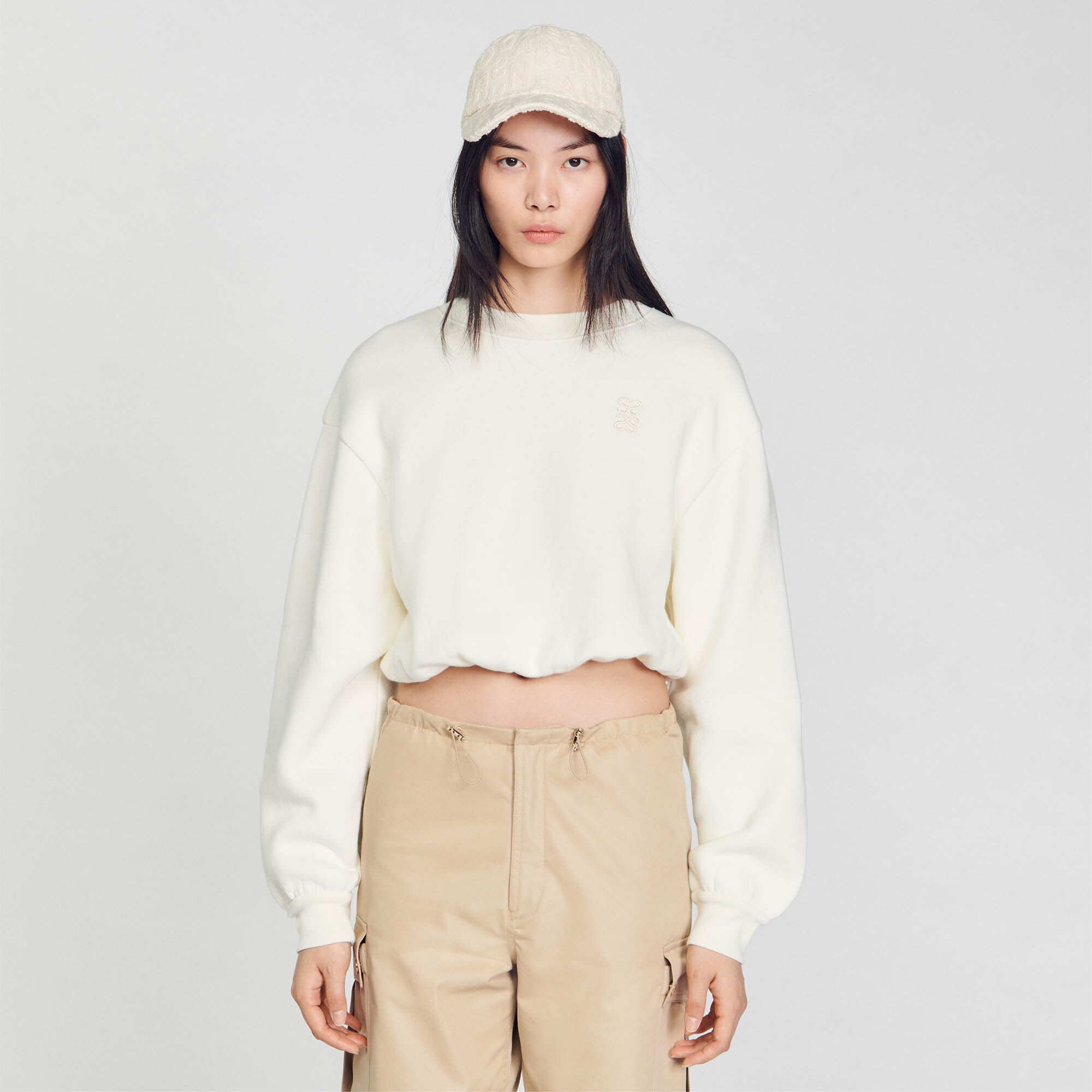 Sweatshirt ecru hotsell