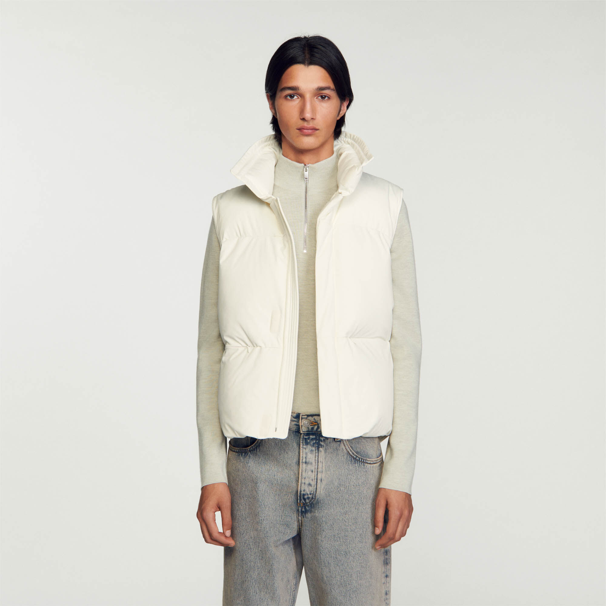Vest Hi Sleeveless puffer jacket Coats Sandro Paris