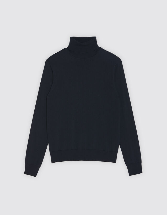 Sandro Roll neck wool sweater. 1
