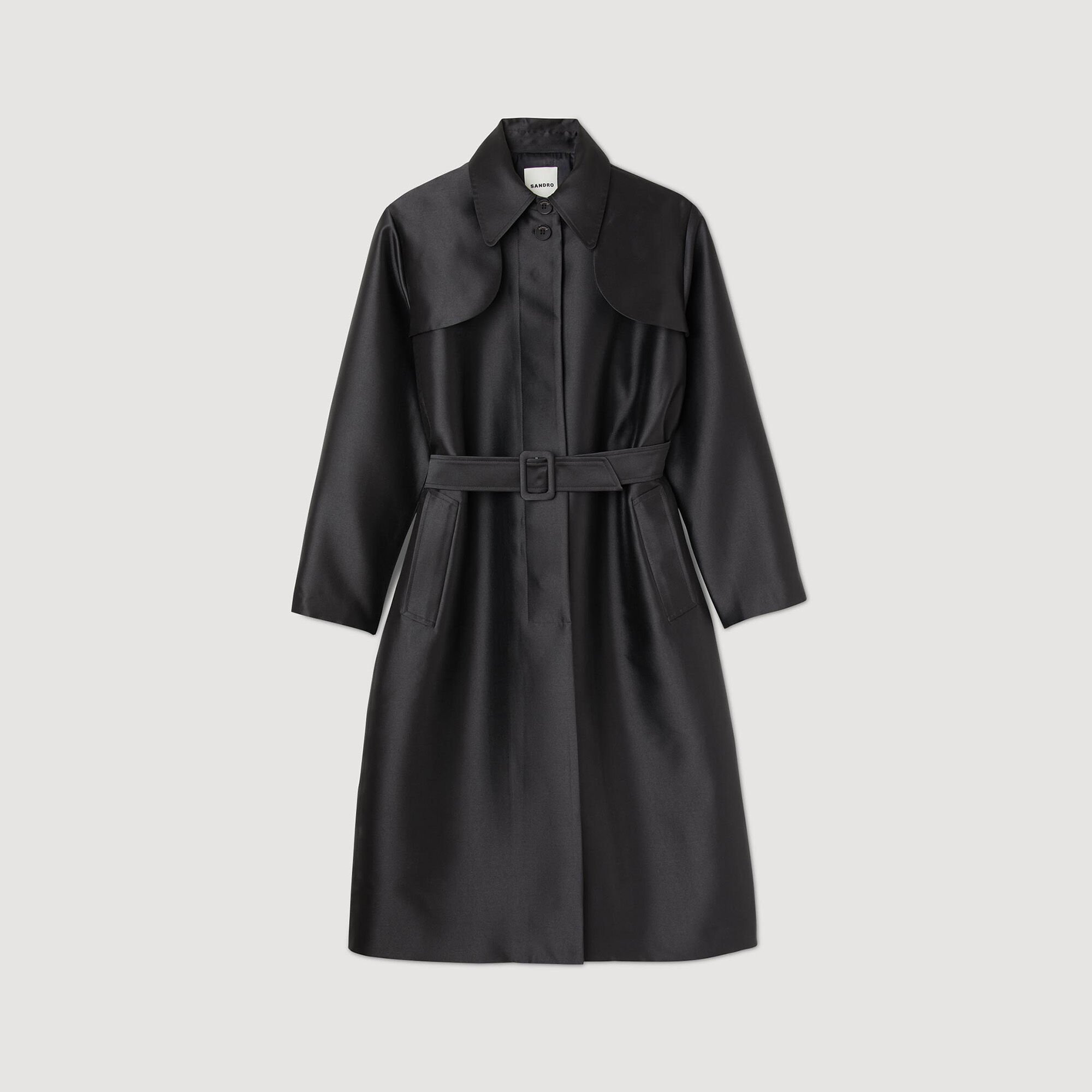 Sandro trench coat clearance