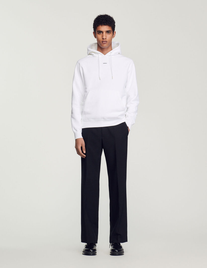 Sandro Embroidered hoodie