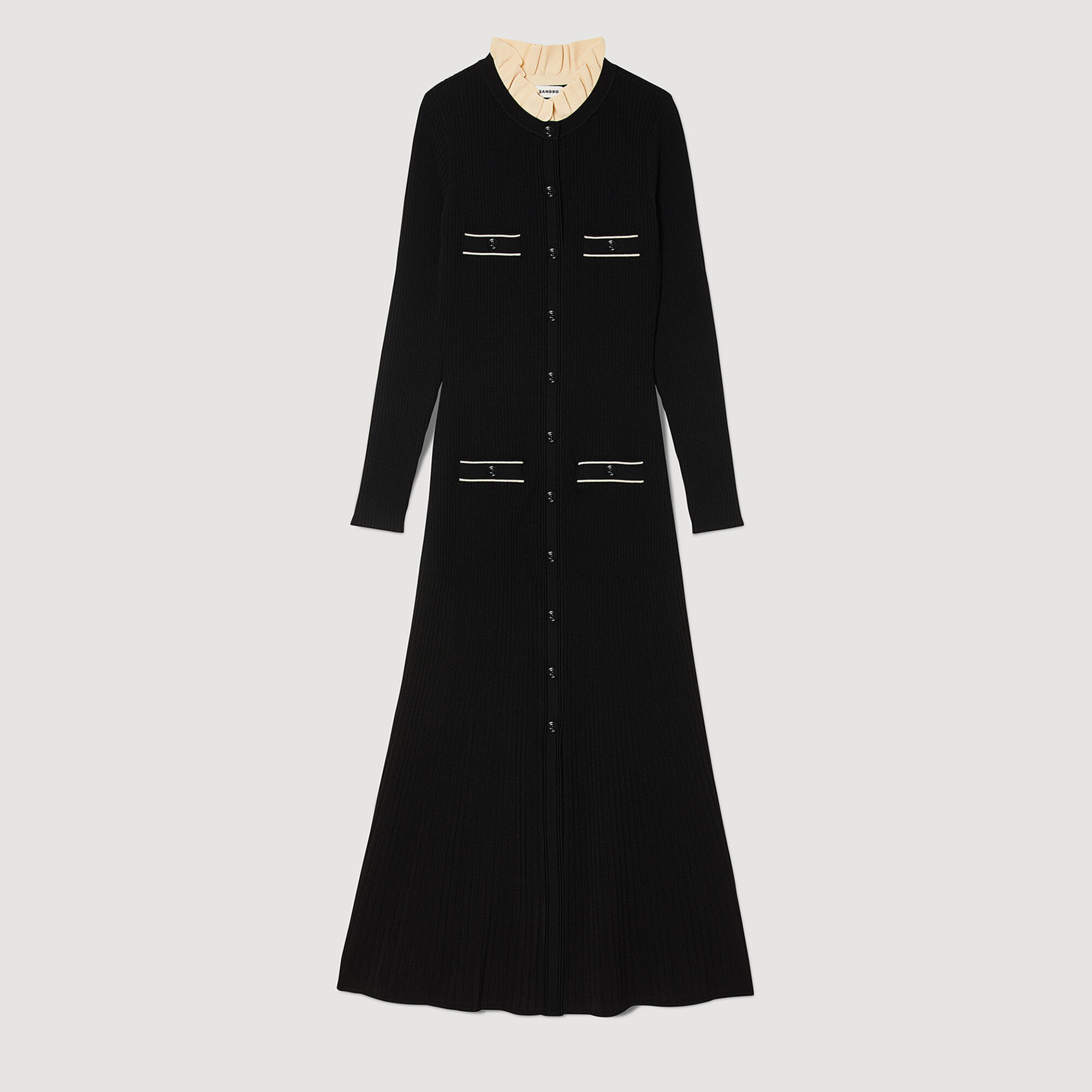 Knit maxi dress