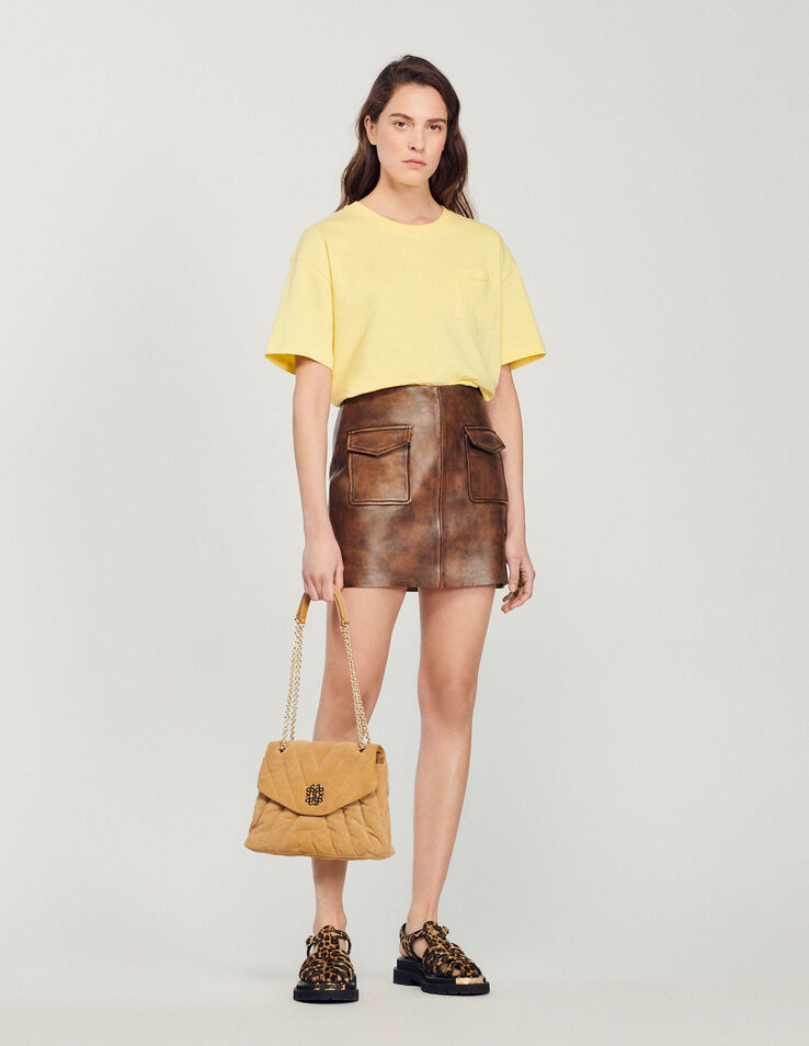 Sandro Cropped loose T-shirt Login to add to Wish list. 1
