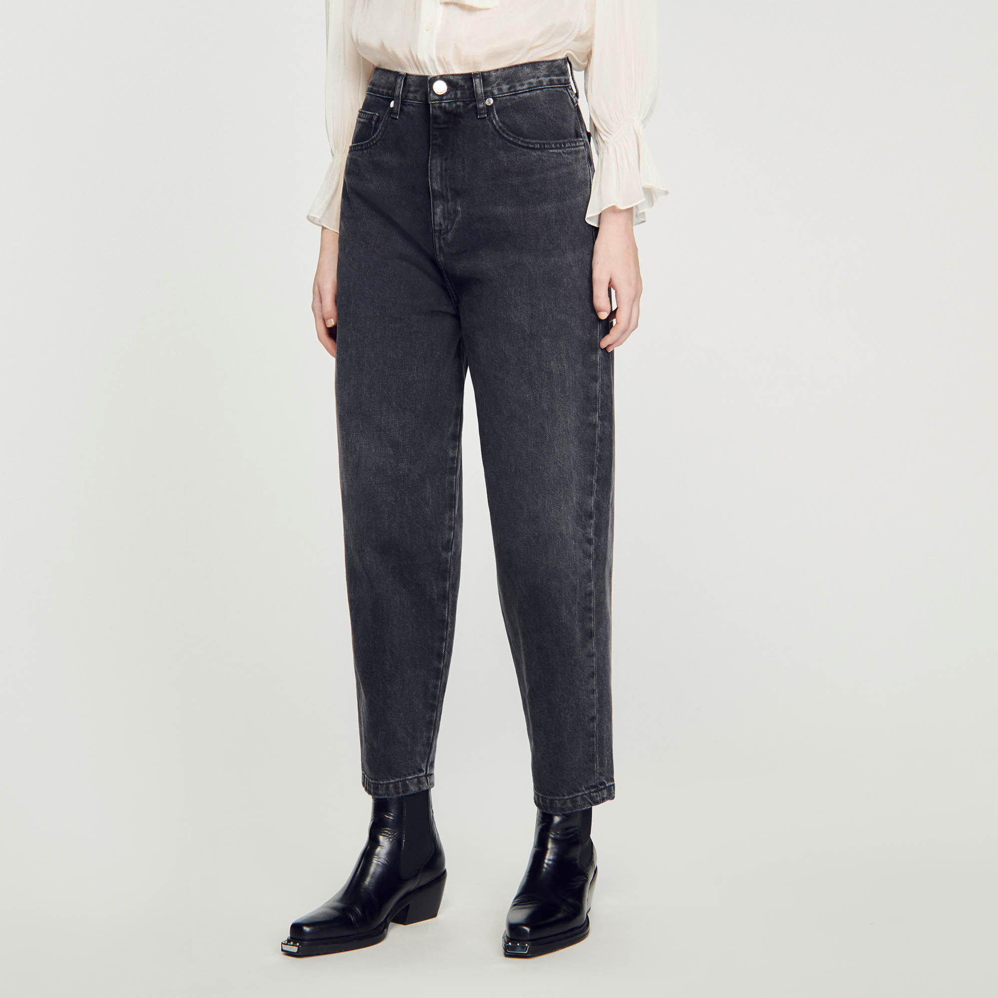 Zara outlet frayed jeans