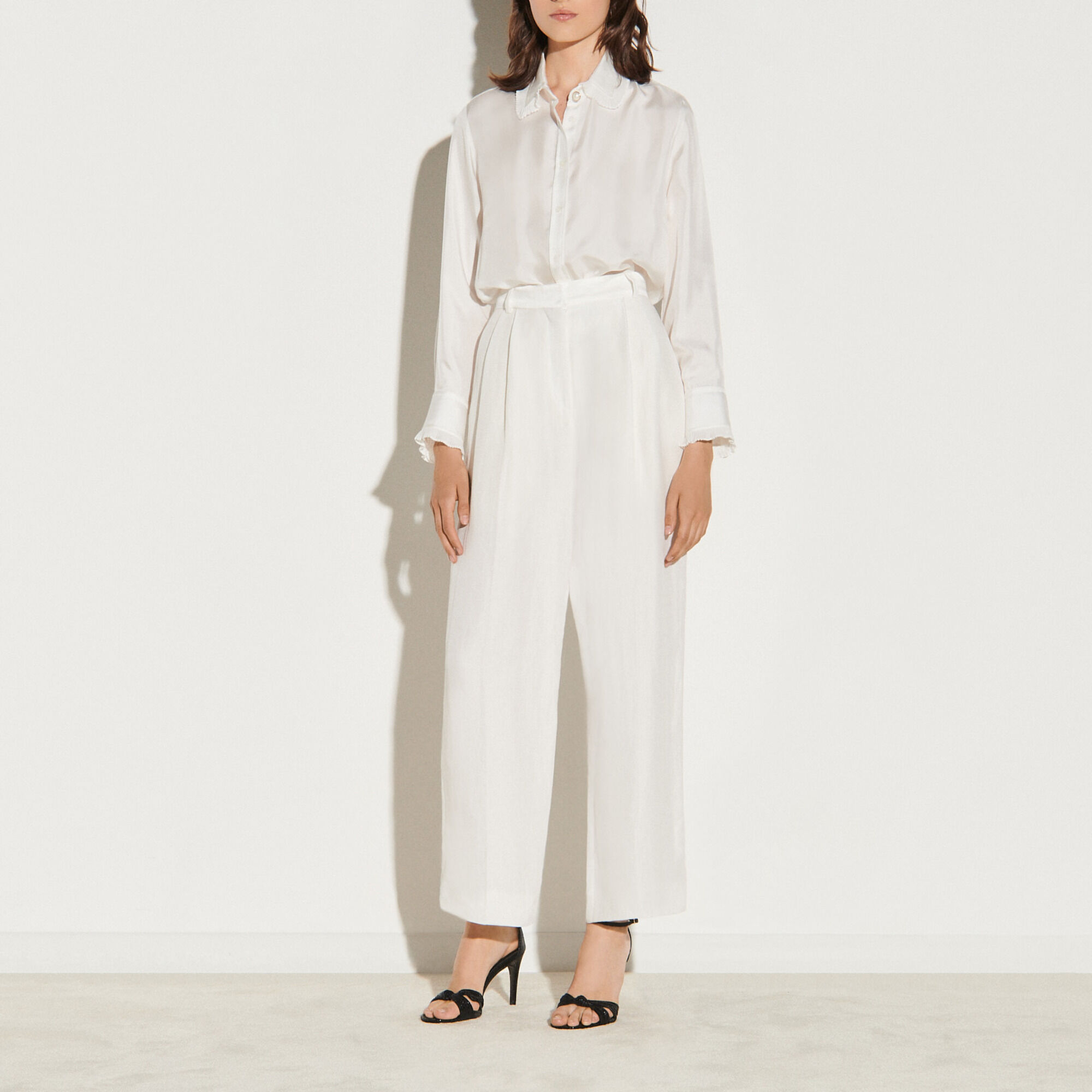 sandro high waisted pants