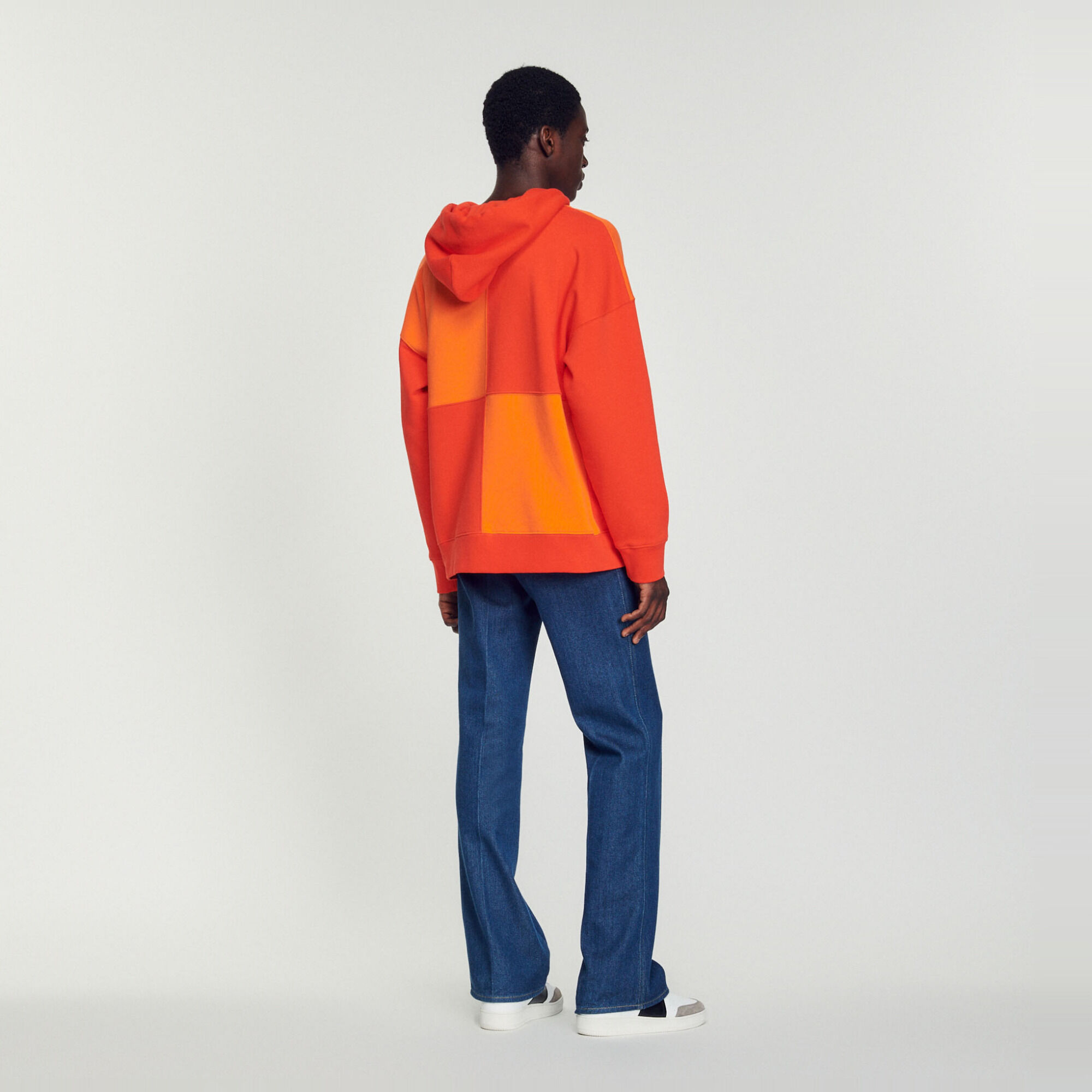 Sandro orange hoodie 2025