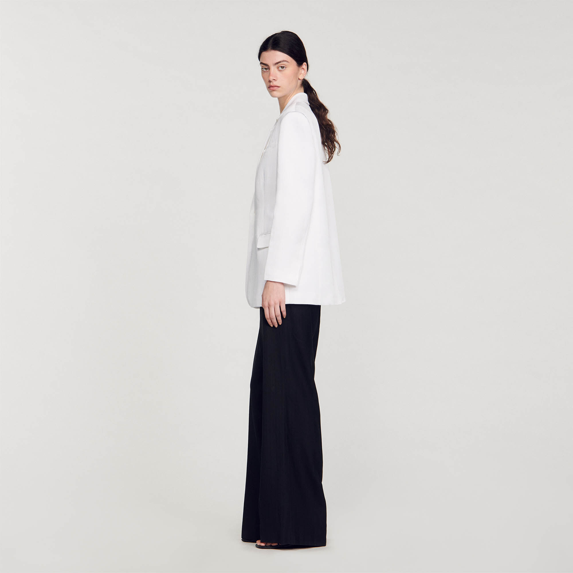 Sandro clearance white jacket