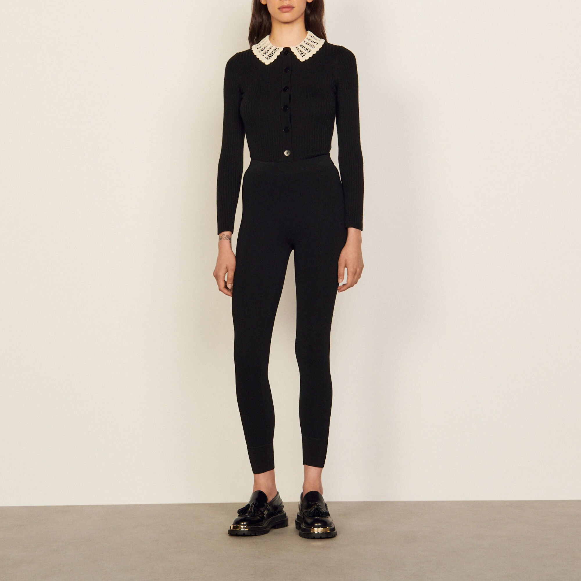 sandro high waisted pants