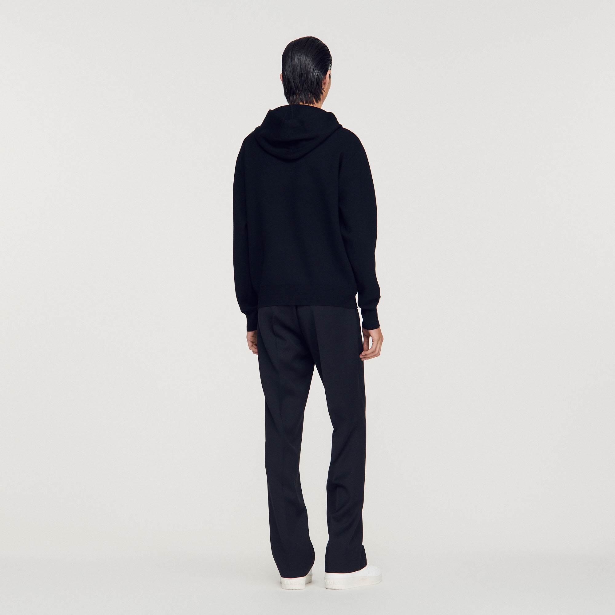 Knit hoodie