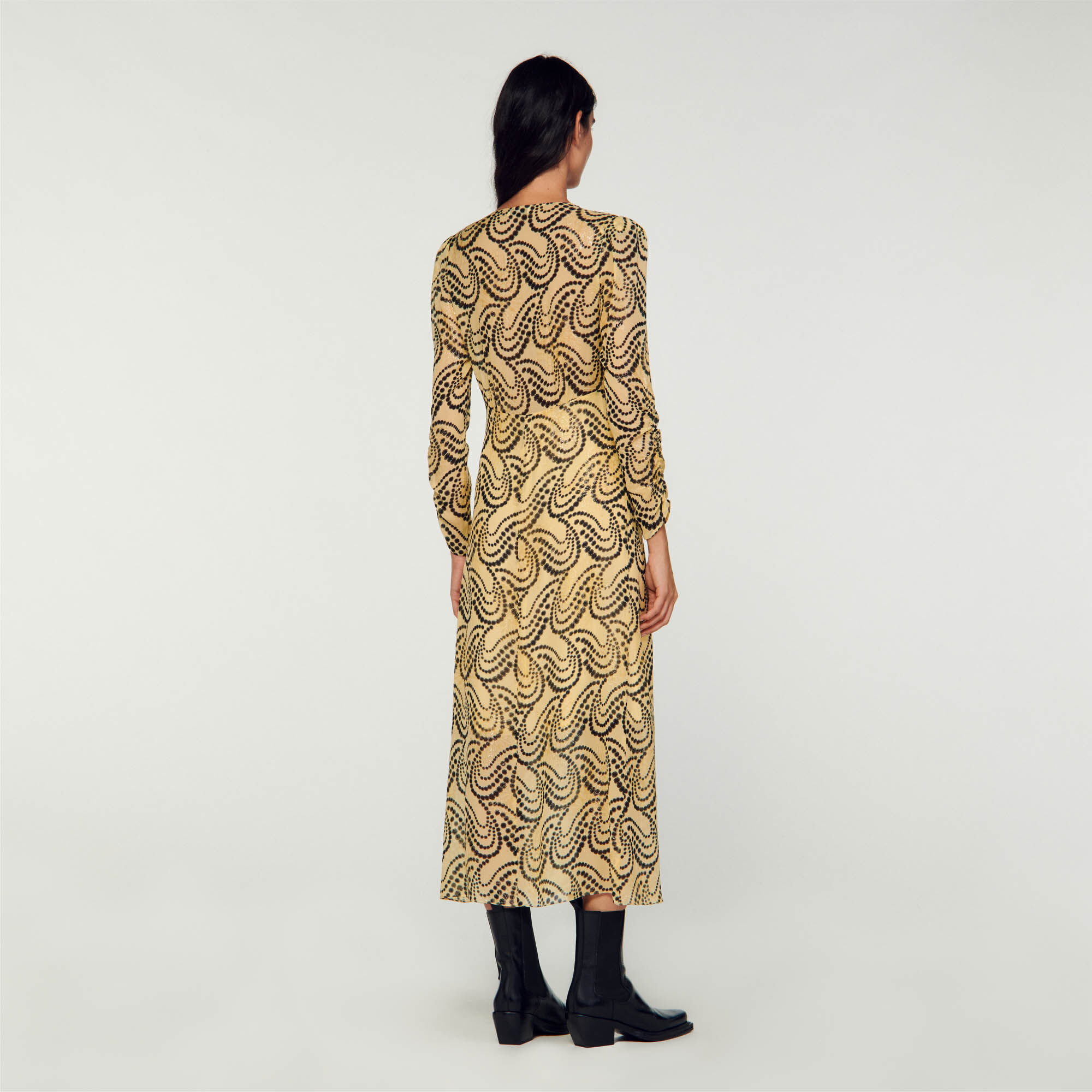 Sandro paisley dress top