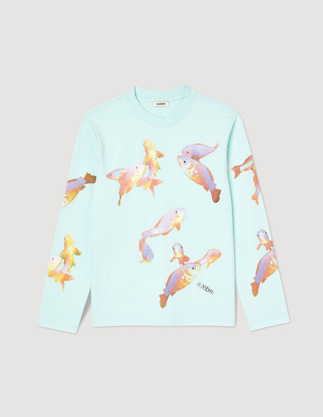 Sandro Fish T-shirt. 2