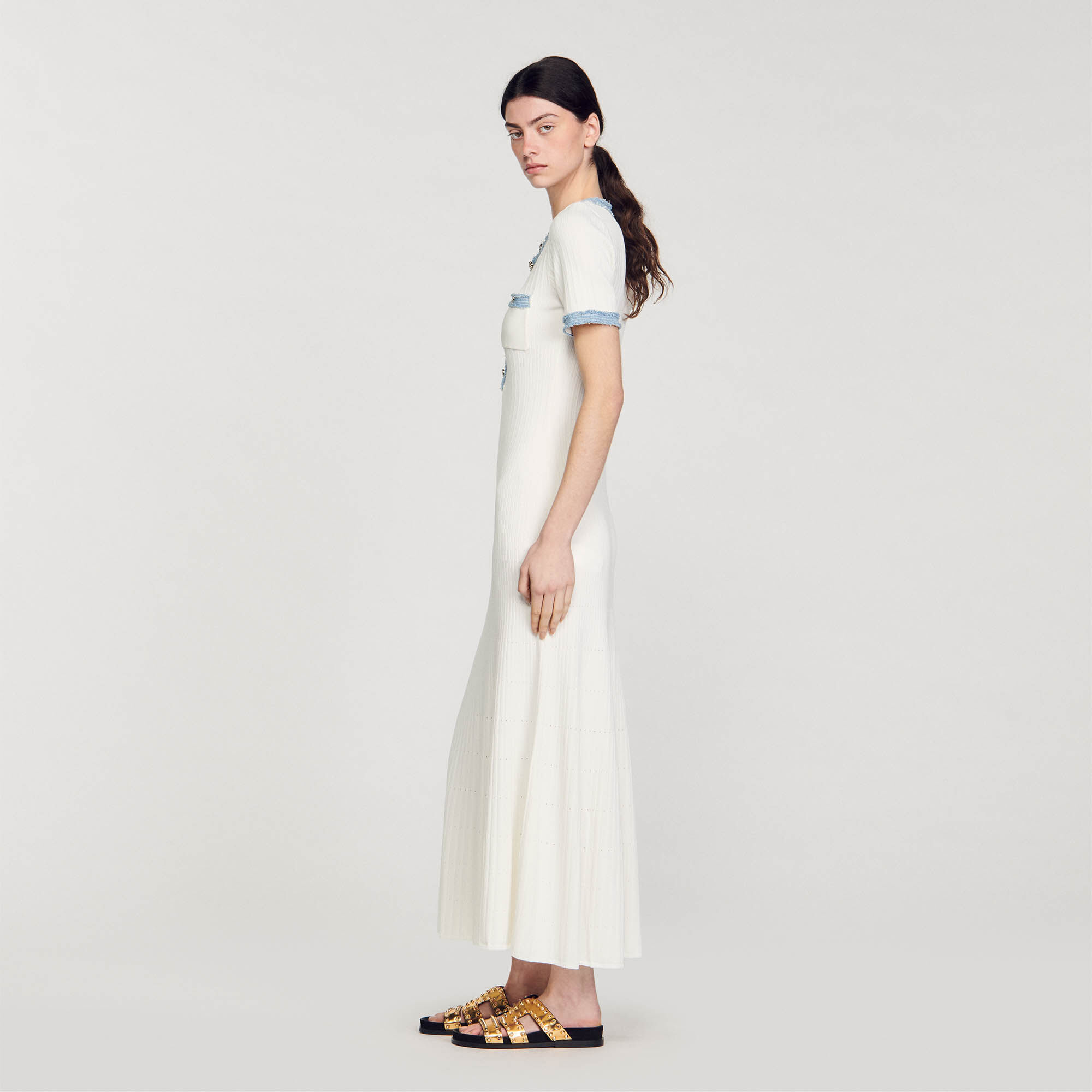 Sandro shop white dress