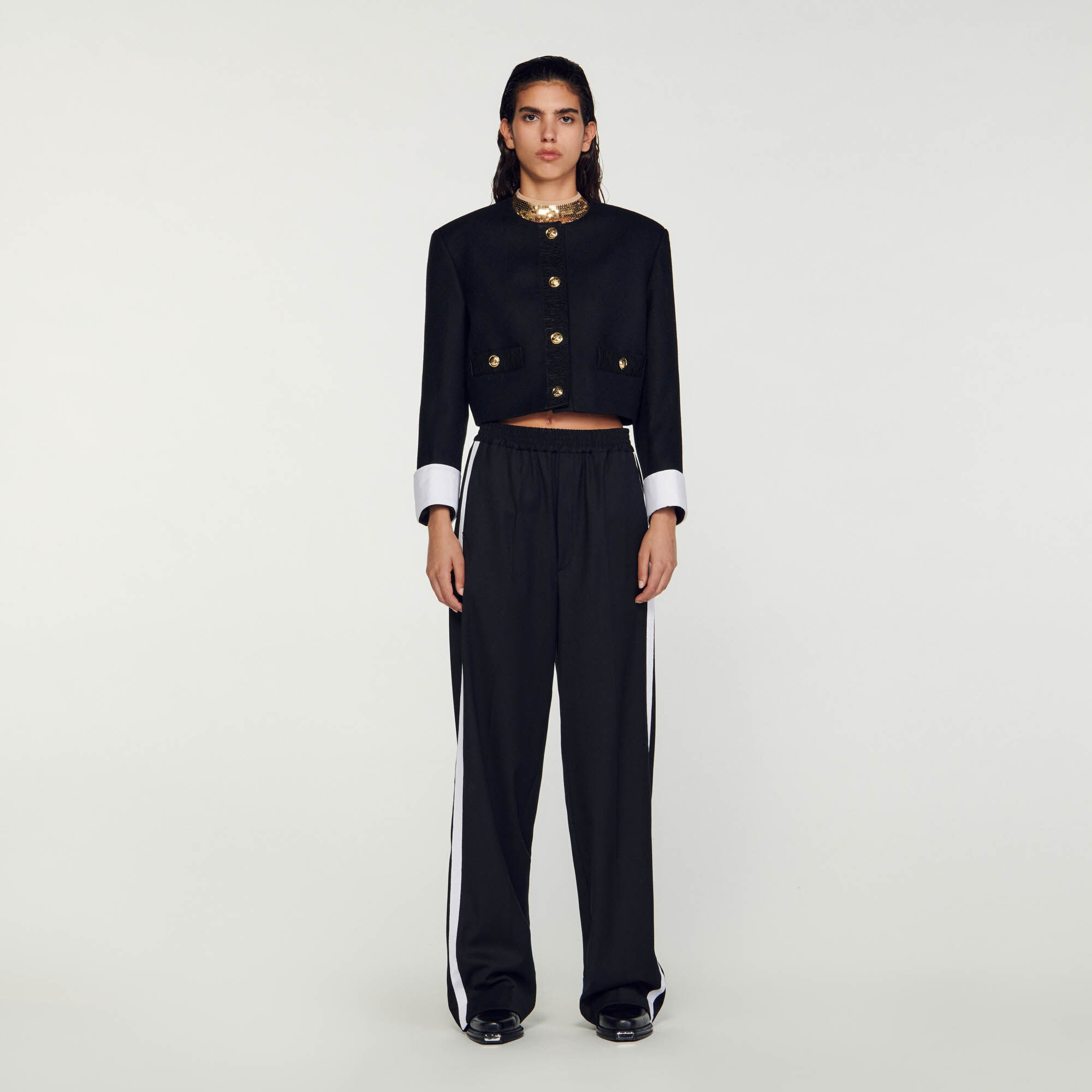 Chama Cropped jacket Jackets Blazers Sandro Paris