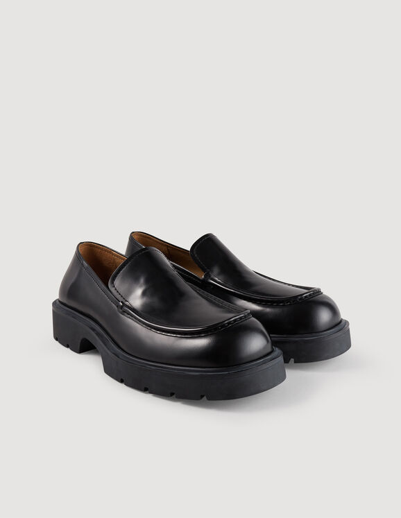 Patent leather loafers Black US_Men