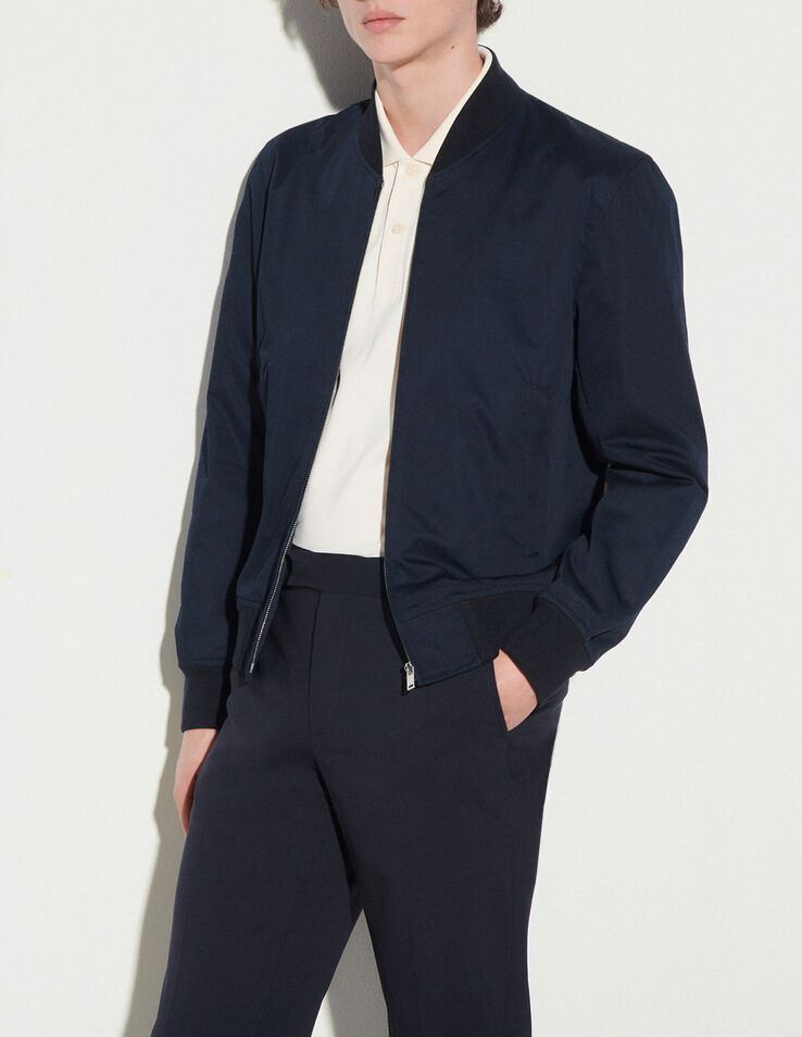 Sandro Japanese cotton varsity jacket. 2