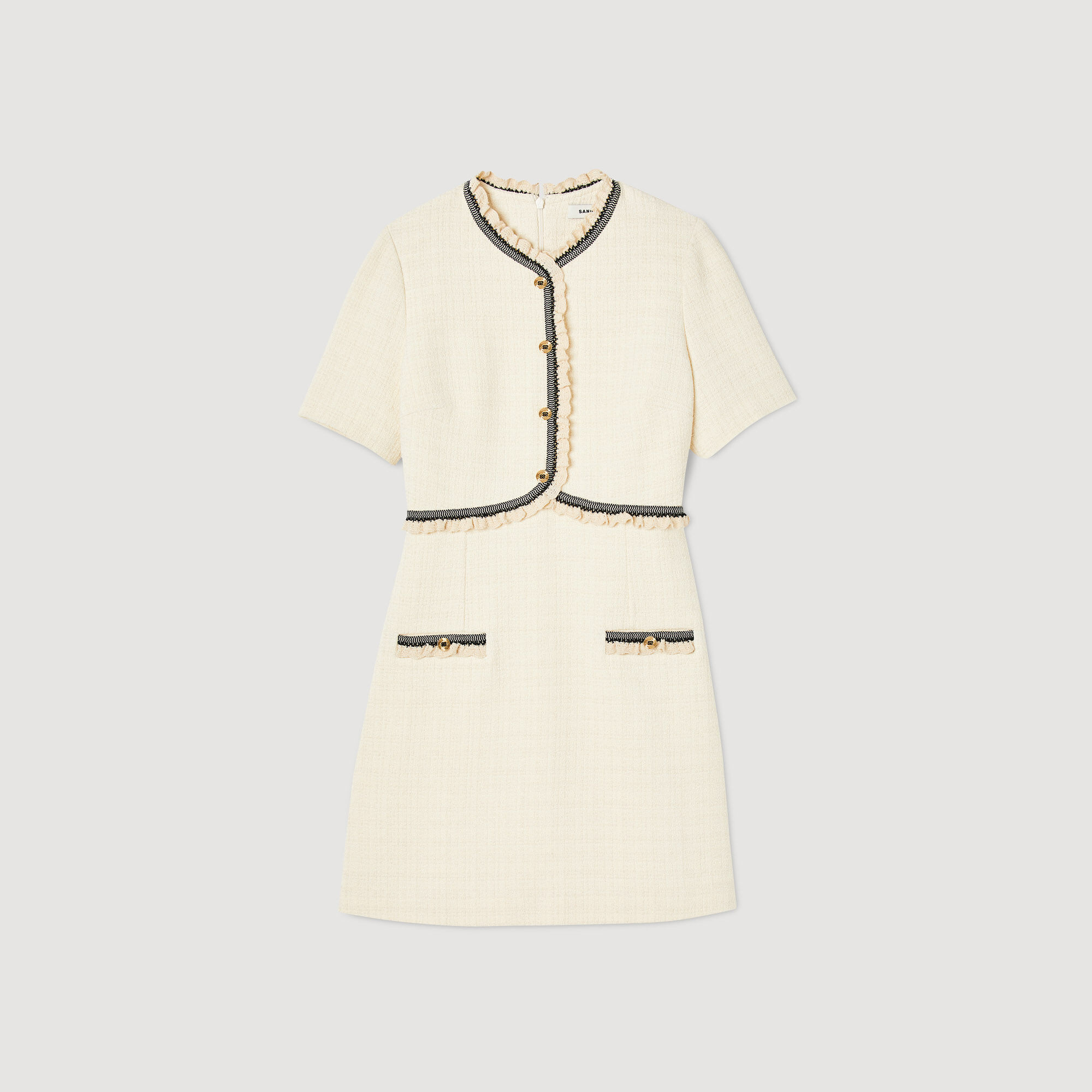 Sandro shop white dress