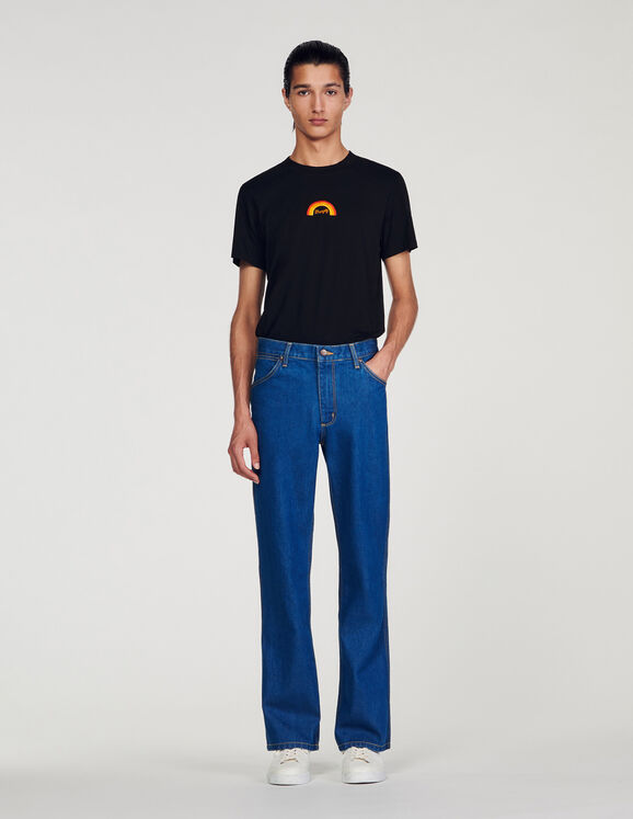 SANDROxWRANGLER faded jeans Raw-Denim US_Men