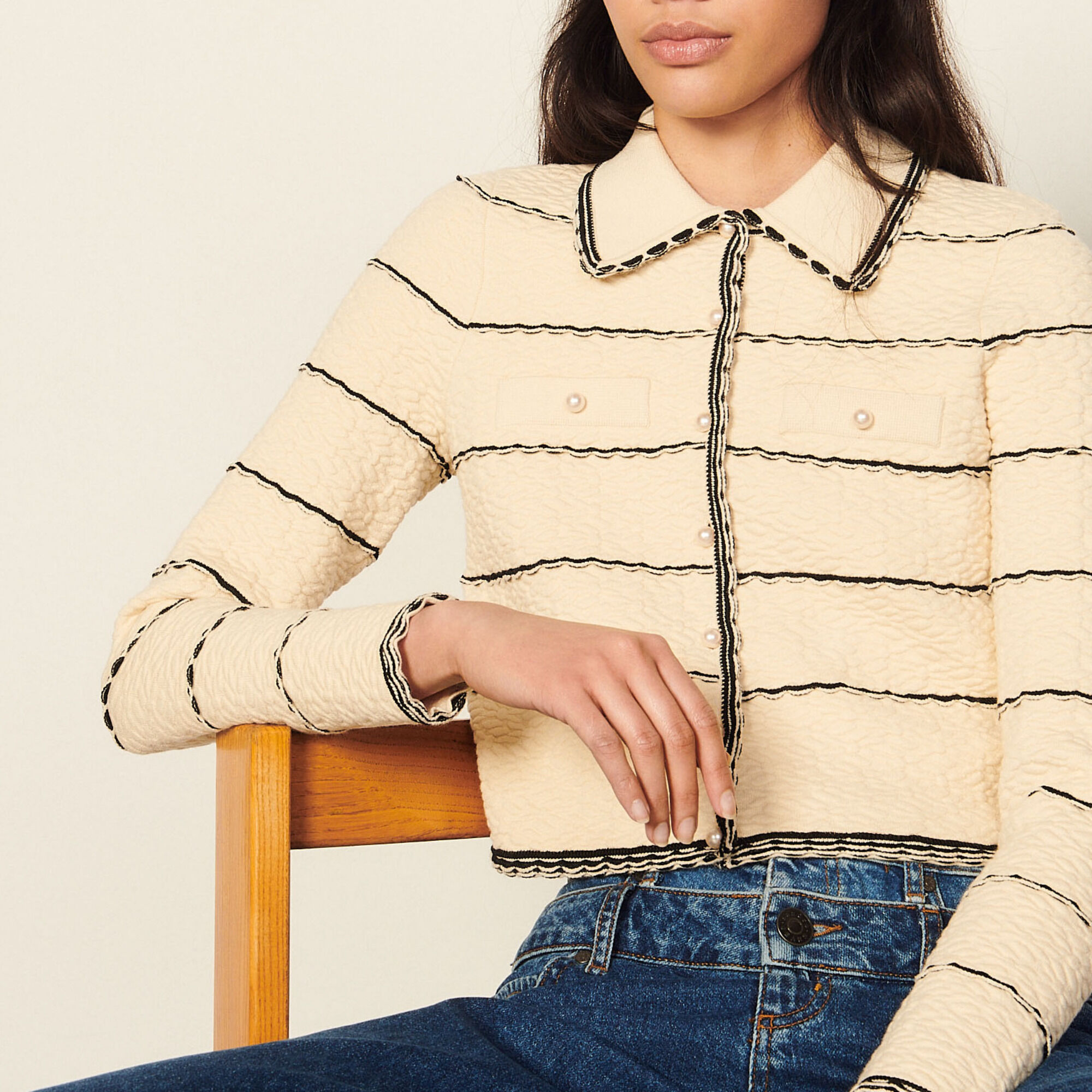short jacket top