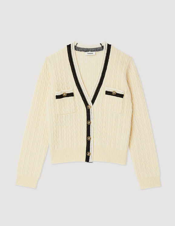 Sandro Cable-knit cardigan