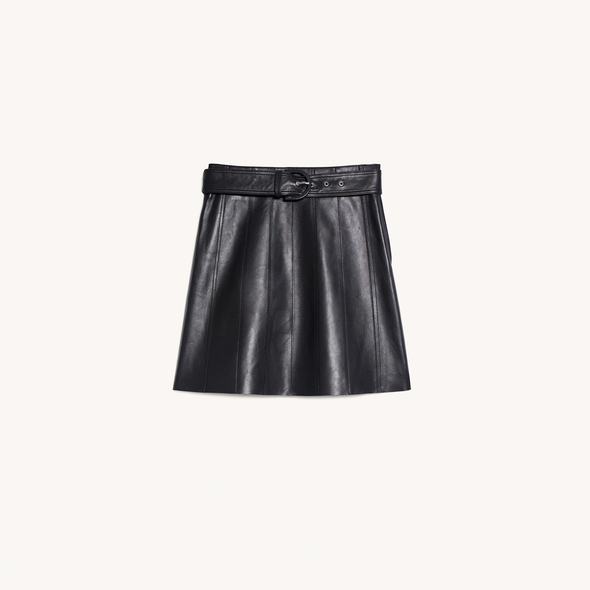 Sandro leather skirt clearance