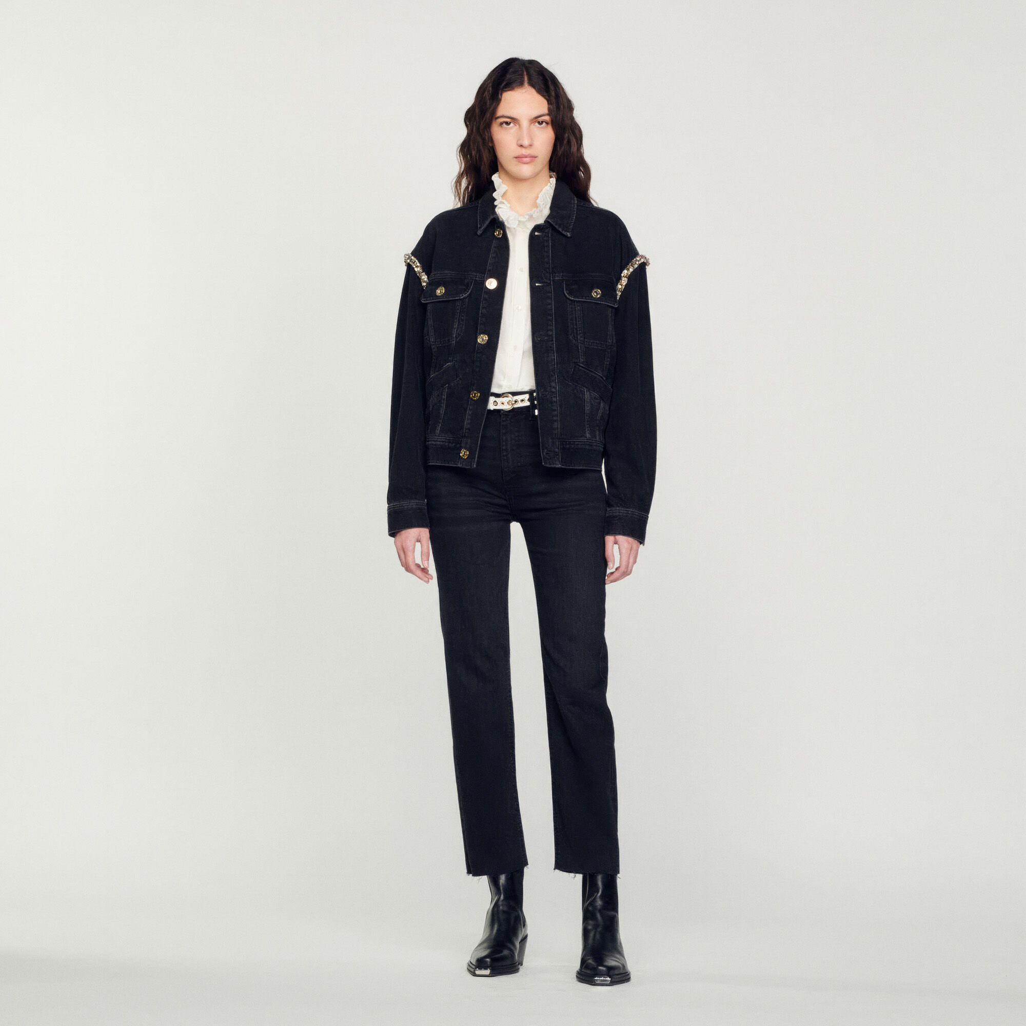 raw cut jeans