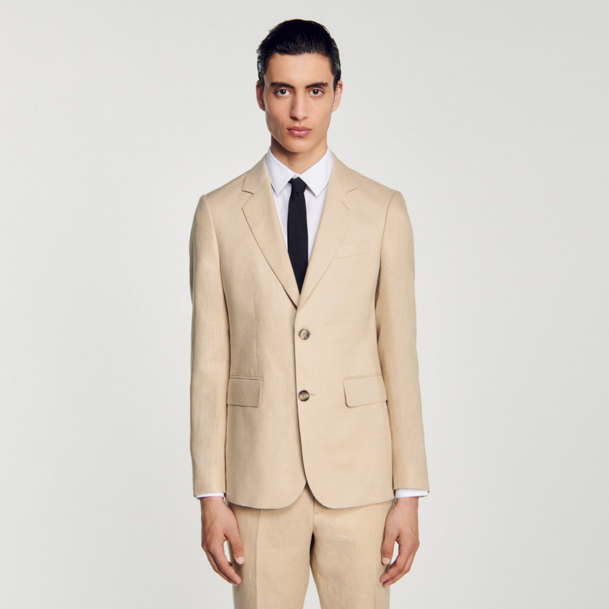 Buy United Colors of Benetton Men's Linen Jacket (17A2FSIC2024I901M_Tan_M)  at Amazon.in