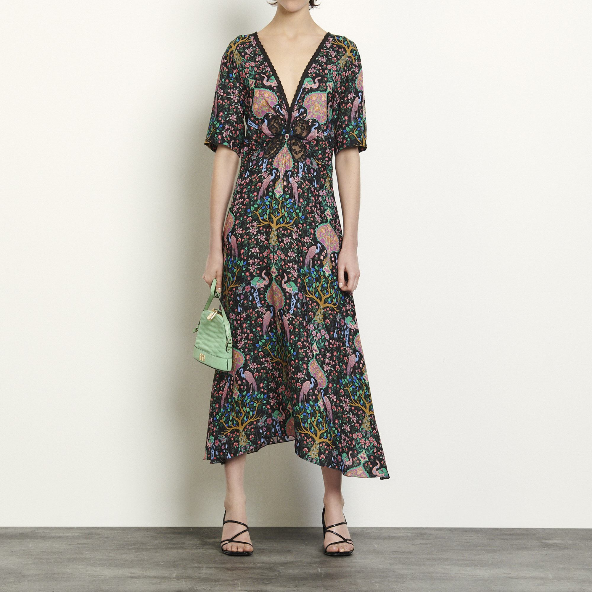 printed long dress