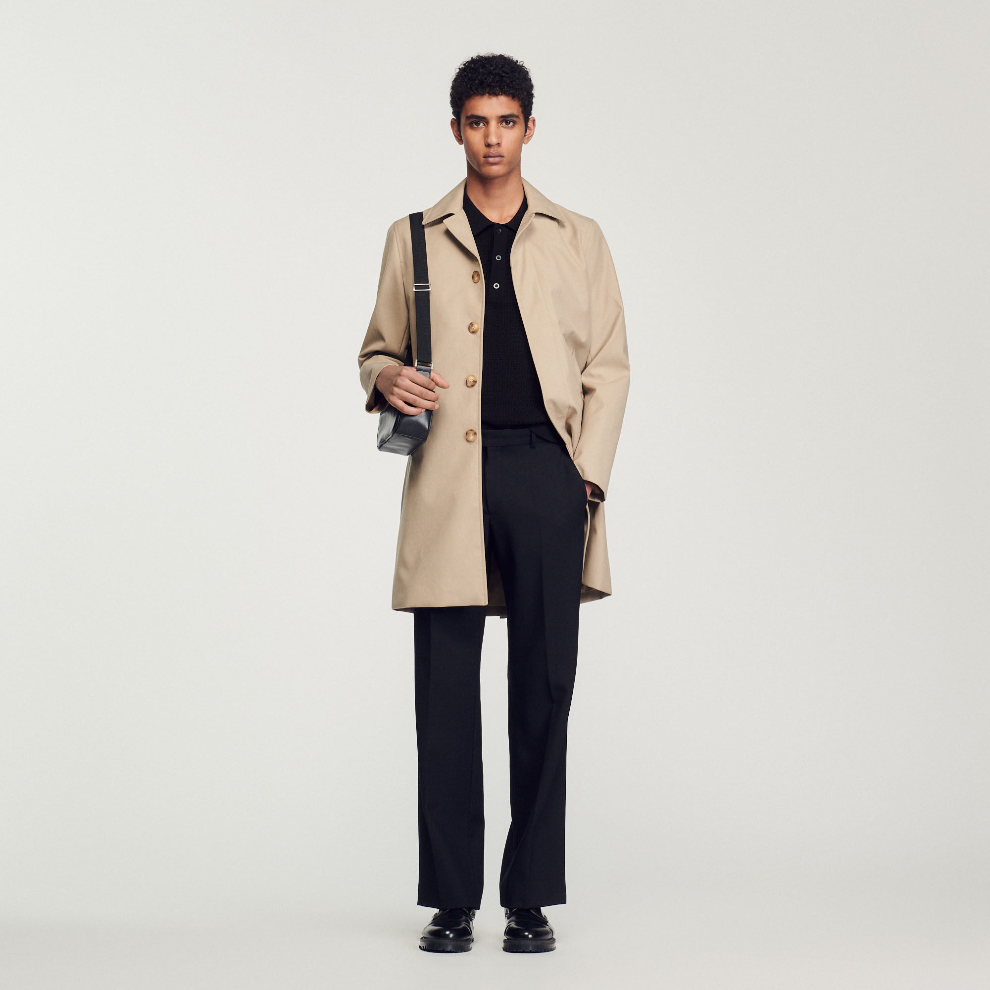 Sandro camel deals blazer
