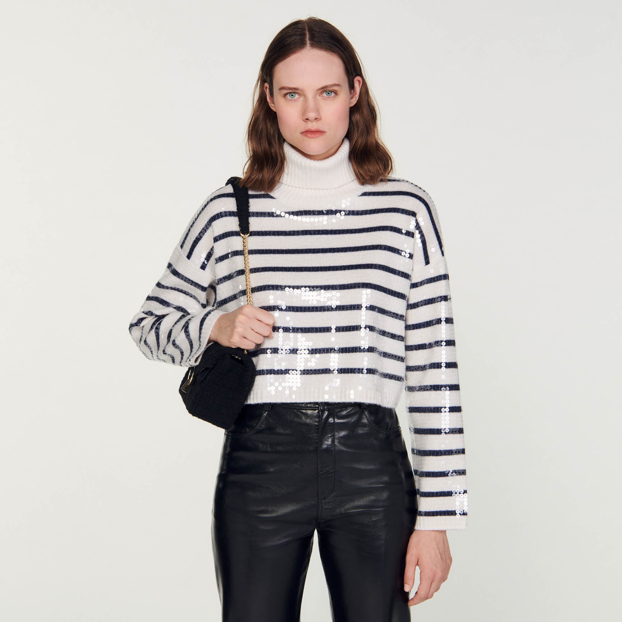 Sandro striped sales sweater