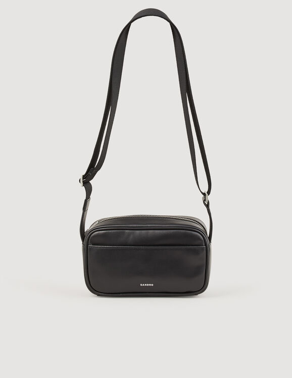 Mini Small smooth leather bag Bags Sandro Paris