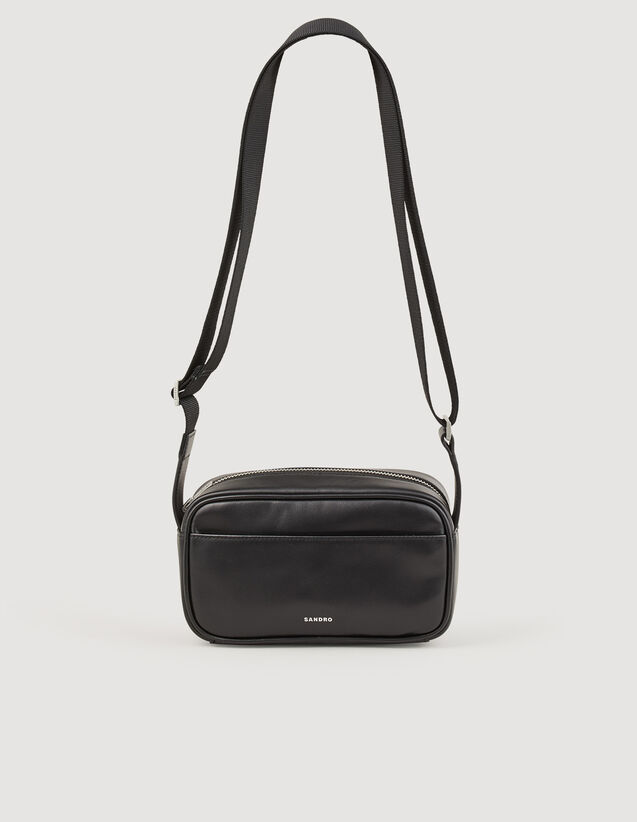 Sandro Small smooth leather bag Login to add to Wish list. 2