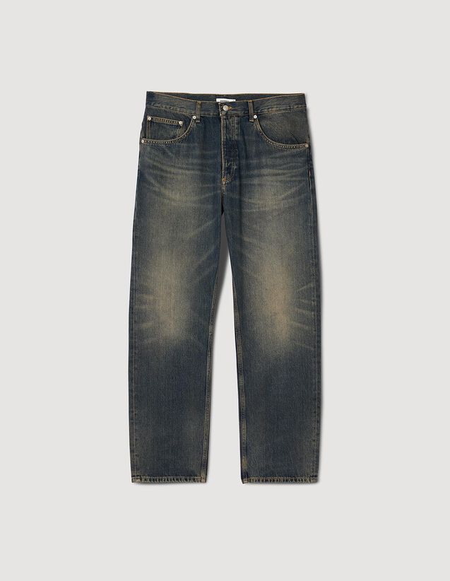 Regular faded jeans Blue Vintage - Denim US_Men