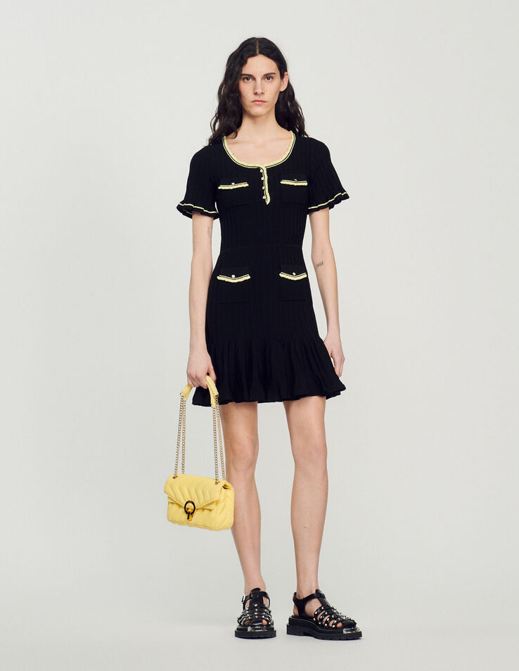 Sandro Short dress with buttons Login to add to Wish list. 1