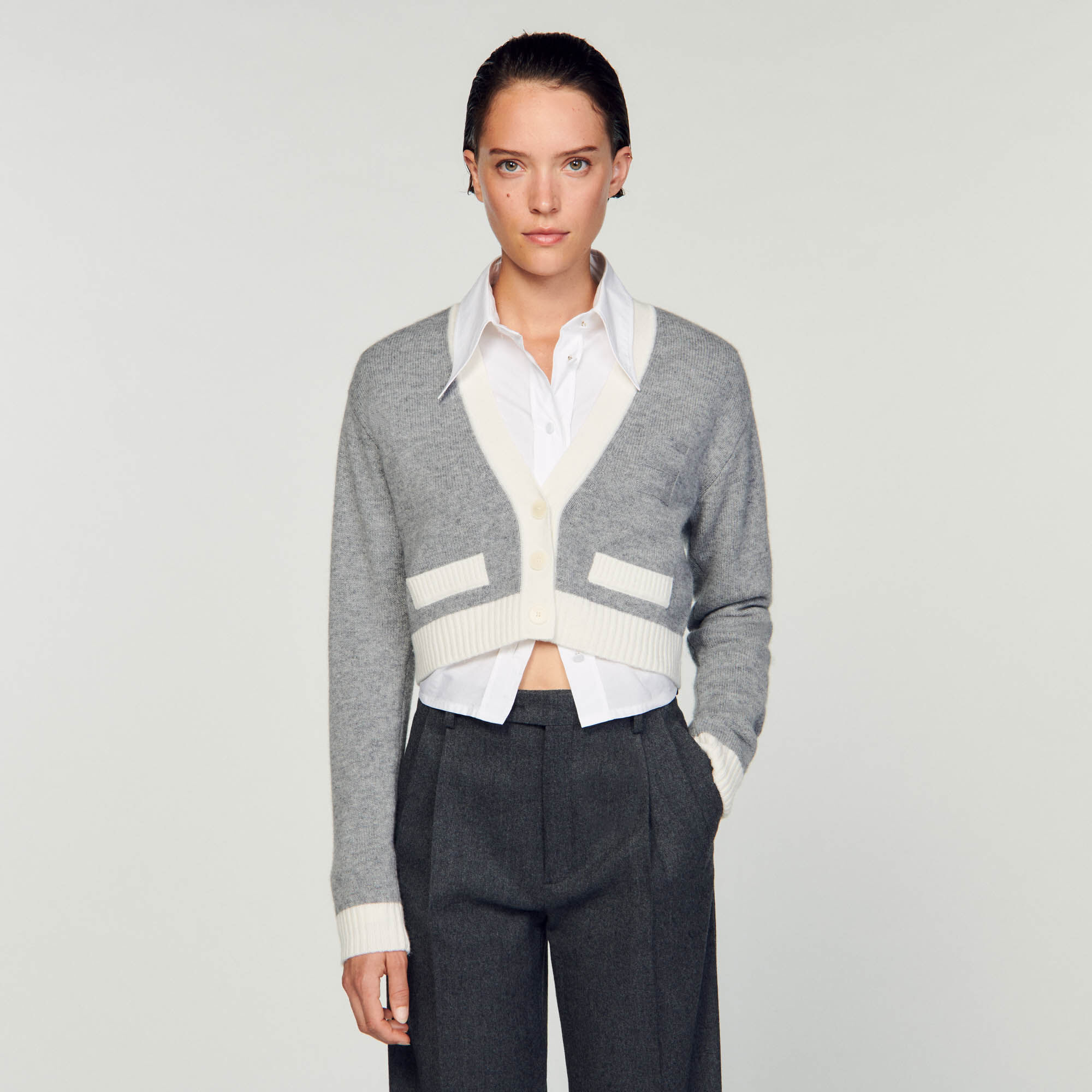 Sandro store paris cardigan