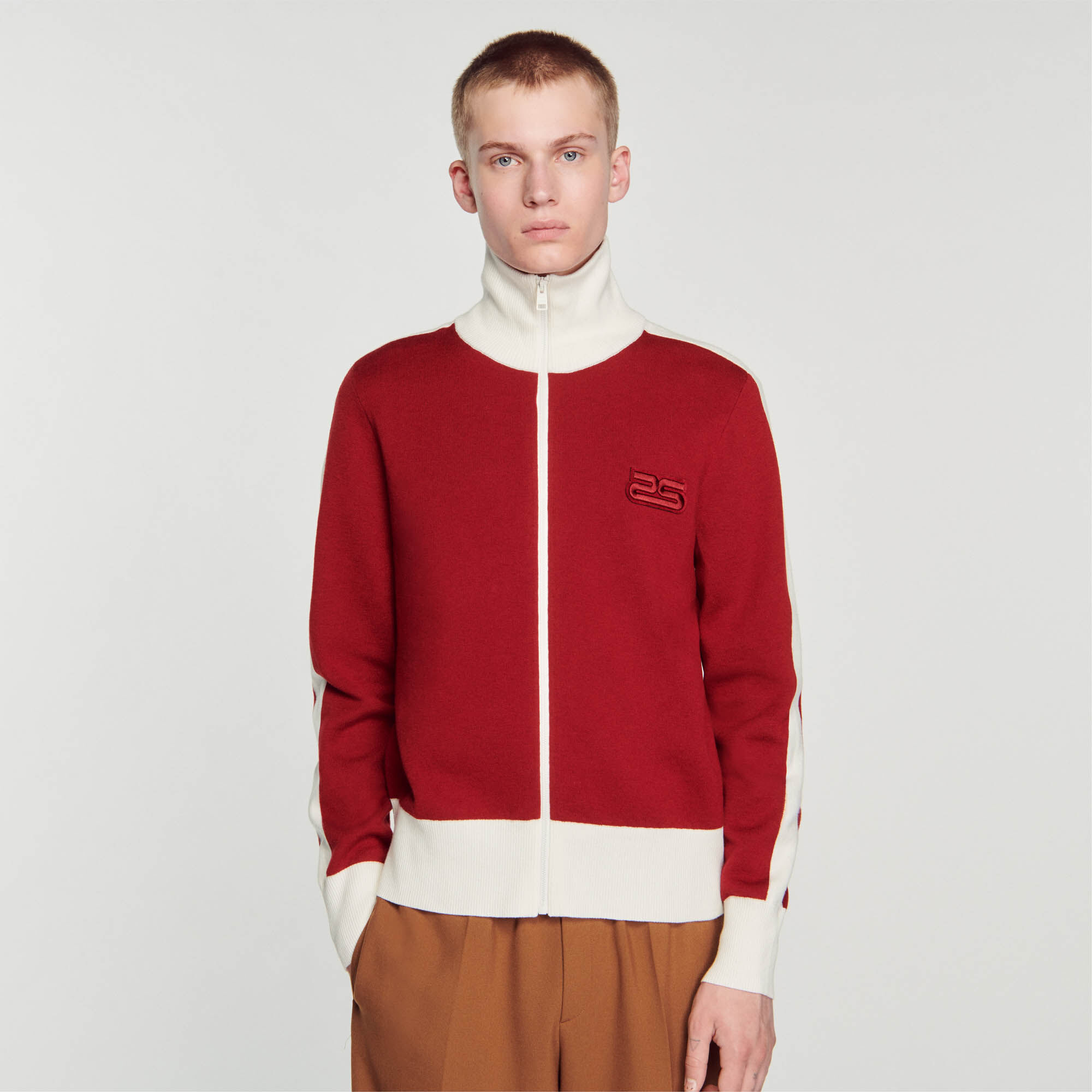 Sandro best sale red cardigan