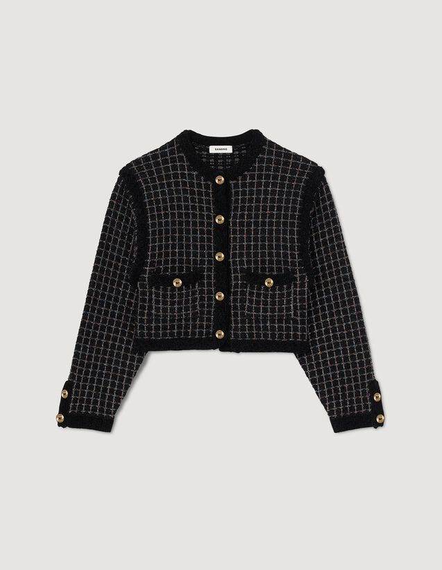 Full Tweed style coatigan - Paris Sweaters Sandro | Cardigans 