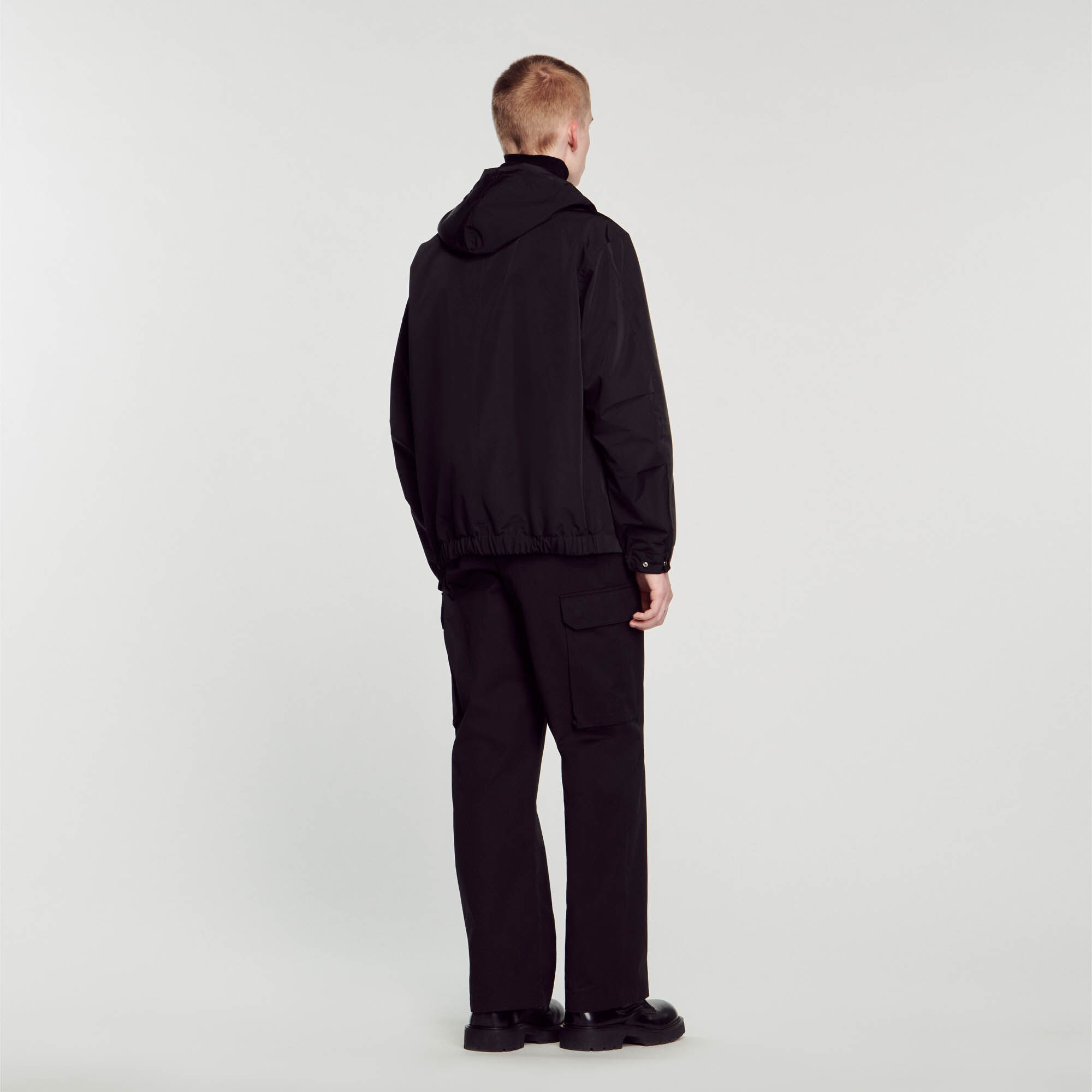 Sandro black hoodie hotsell
