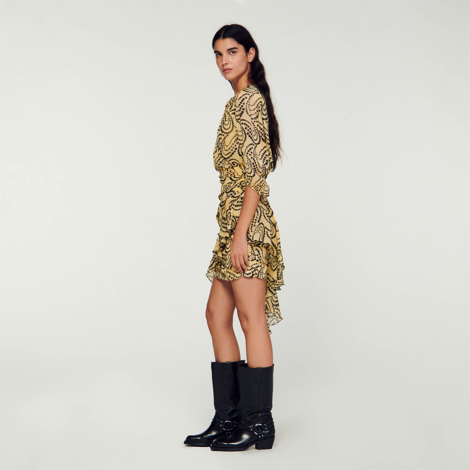 Sandro online paisley dress