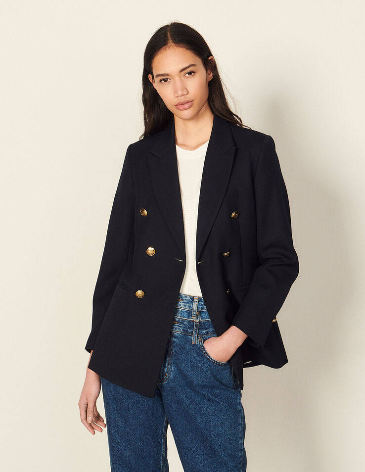 Sandro Double-breasted suit jacket Login to add to Wish list. 2