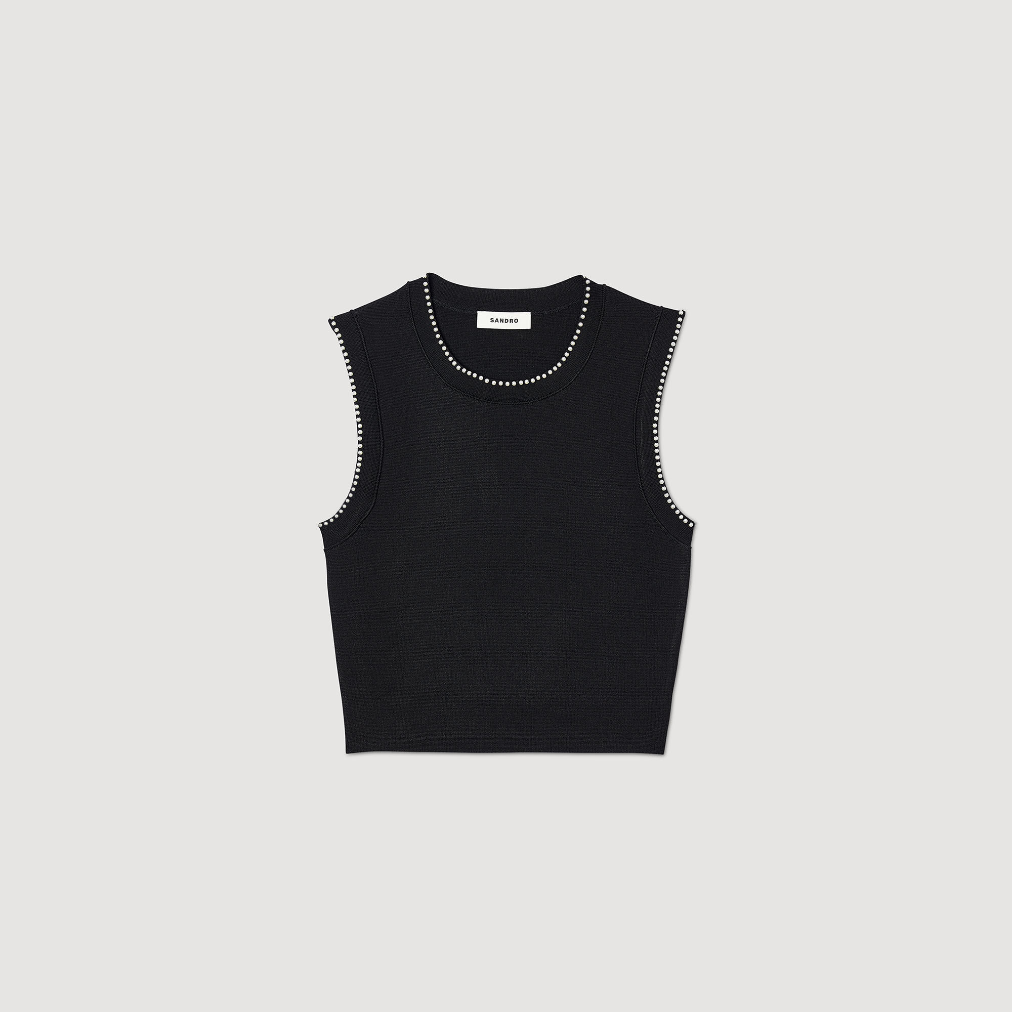 Crop shop white jumper