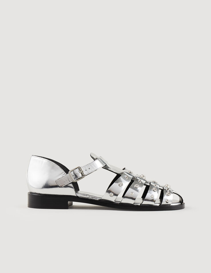 Sandro Olyma studded sandals Login to add to Wish list. 1