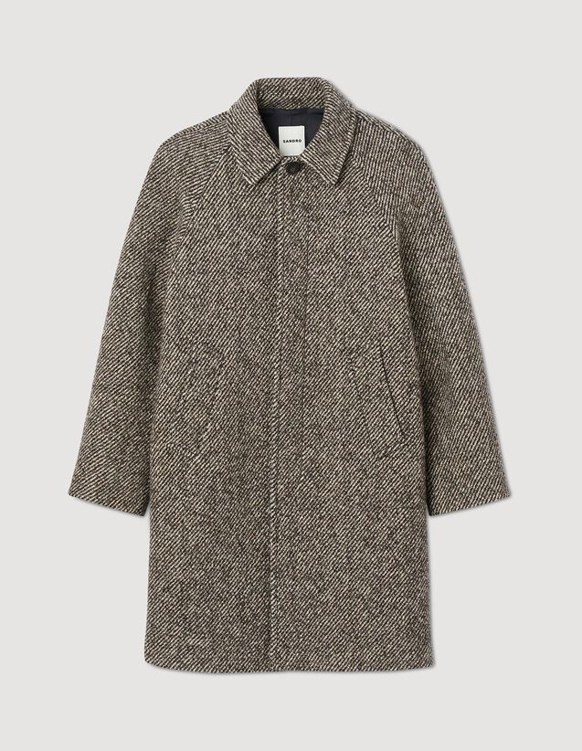 Wool coat - Coats | Sandro Paris