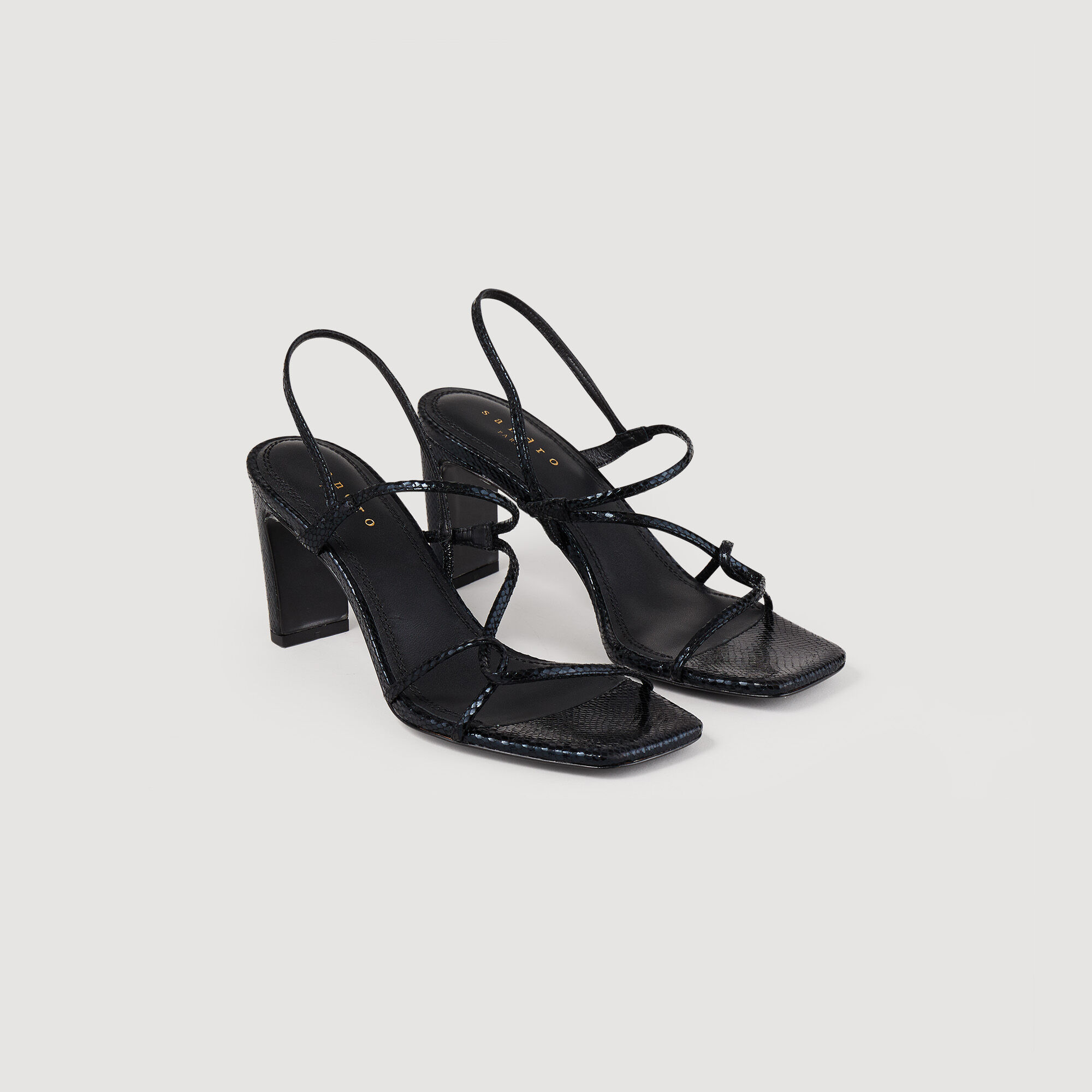 Faye Sandals with narrow straps - Sandals | Sandro Paris