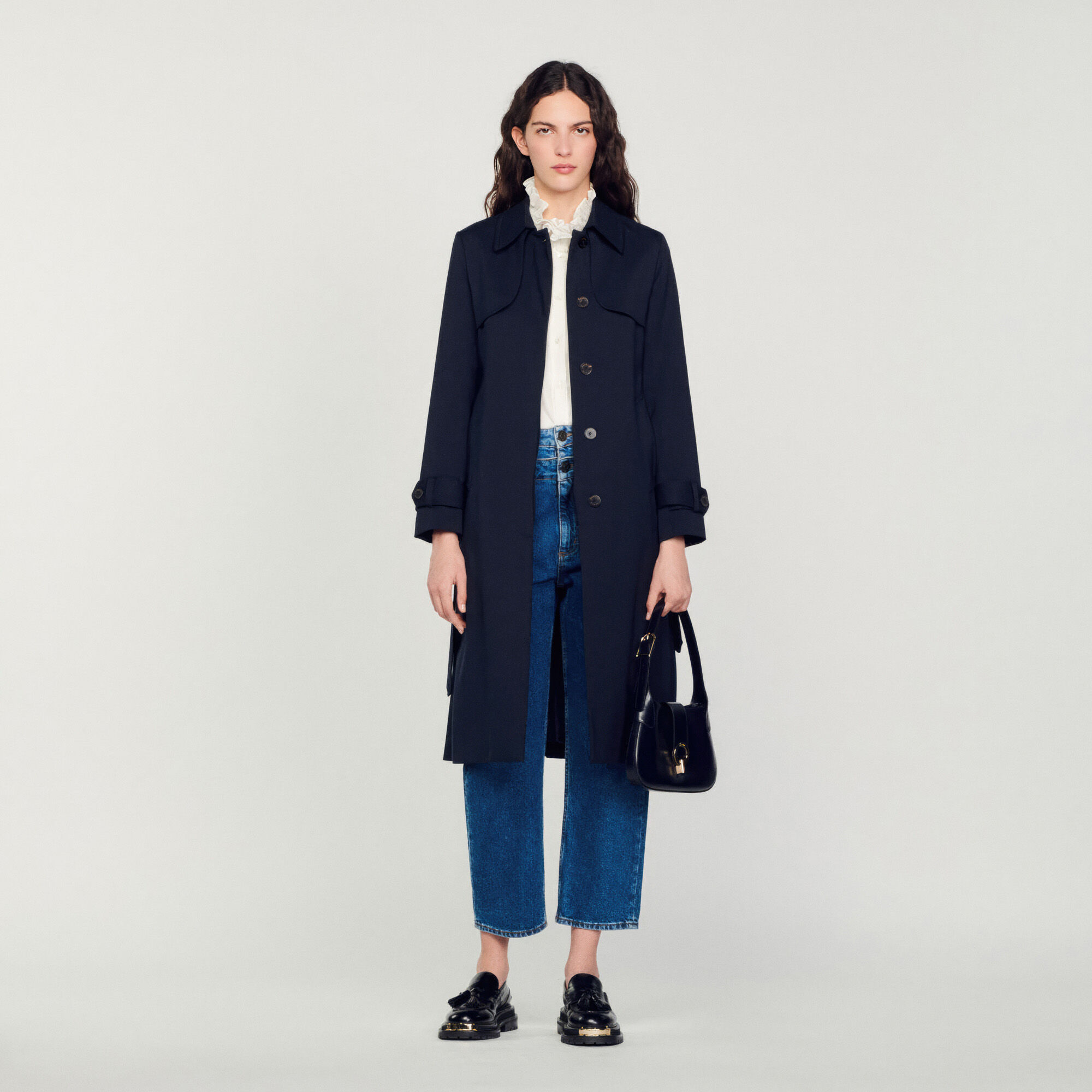 sandro trench femme