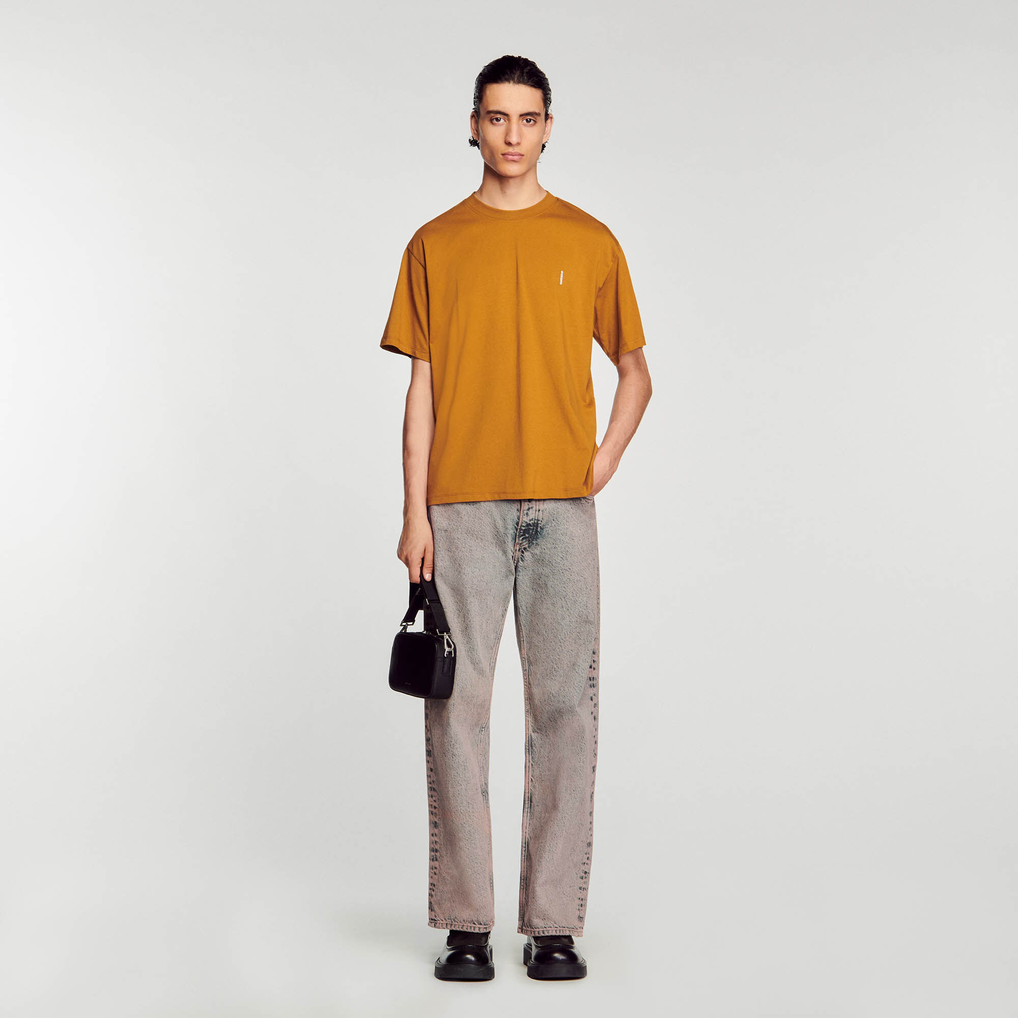 Sandro tee shirt best sale homme