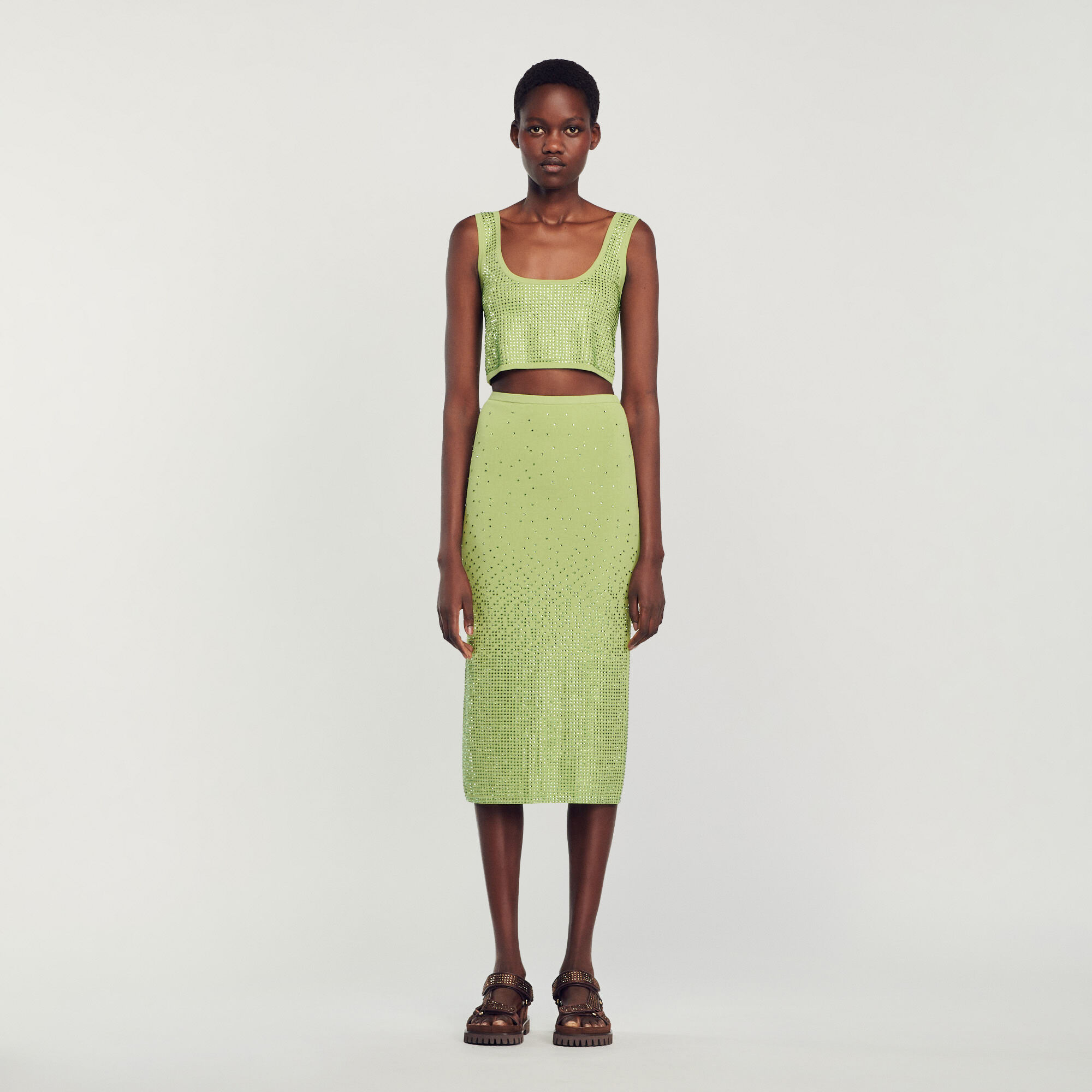 Embellished skirt sales