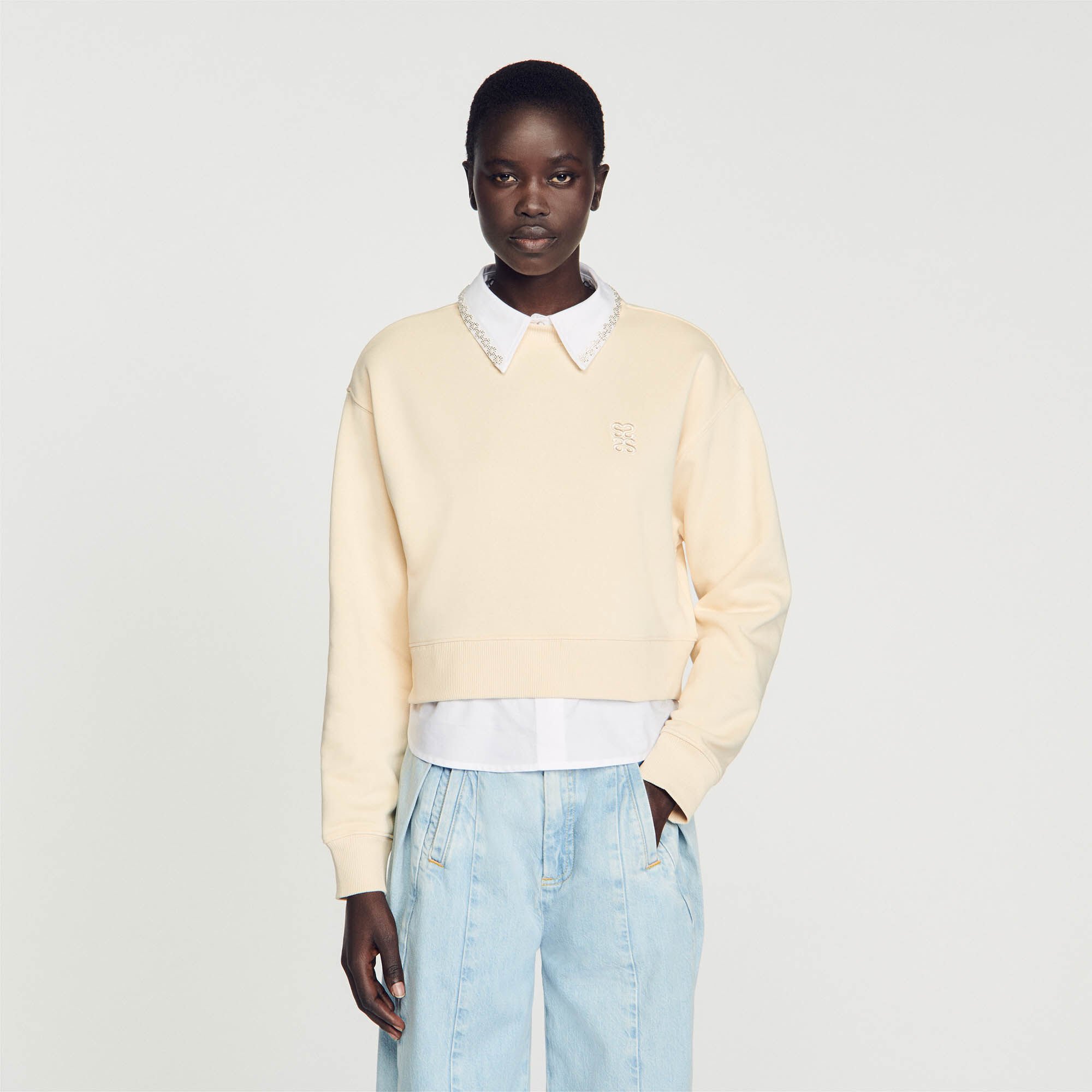 Lorane 2 in 1 sweatshirt Sweatshirts Sandro Paris